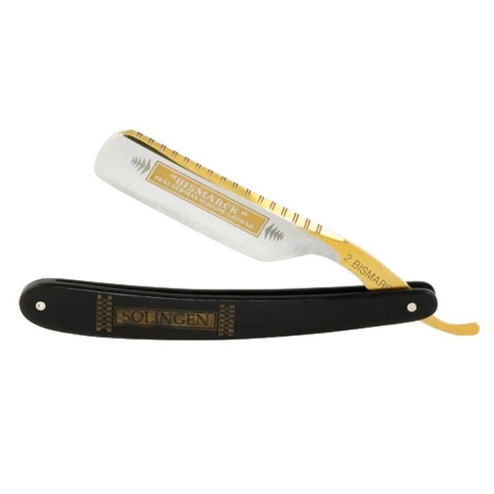 Navaja de afeitar Dovo Bismarck 6/8” Madera de Ébano