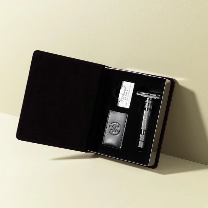 Rockwell Model T2 White Chrome Razor