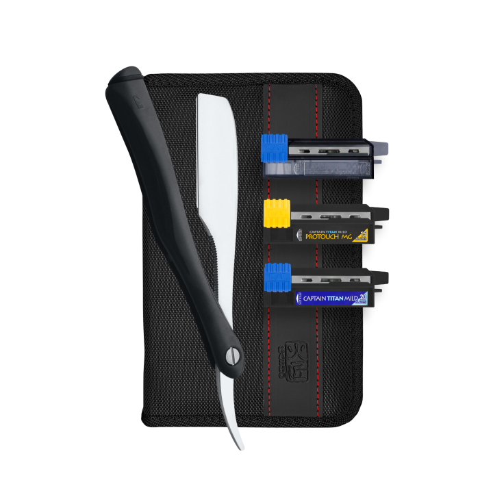 Set Navaja Afeitar Estilo Japonés Kai Captain R7