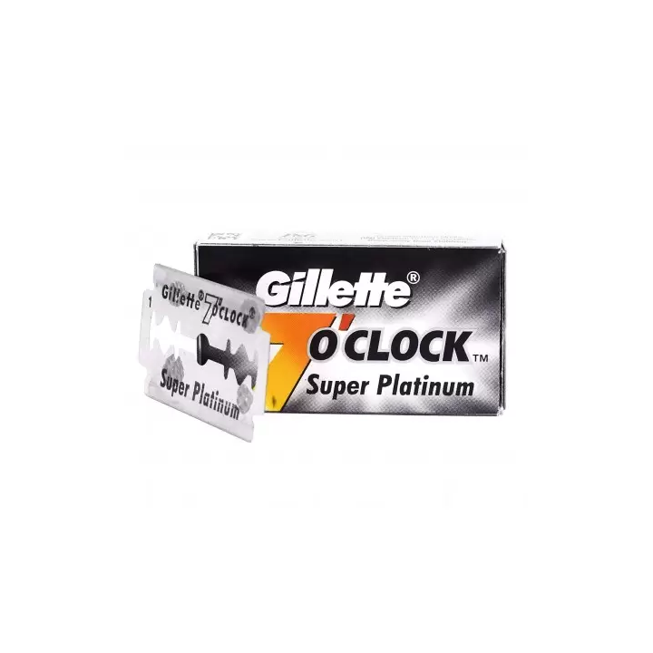 100 Cuchillas Gillette 7 o'clock Super Platinum Black