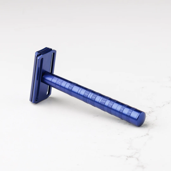 Henson Shaving 2.0 Medium Blue Aluminum Classic Razor