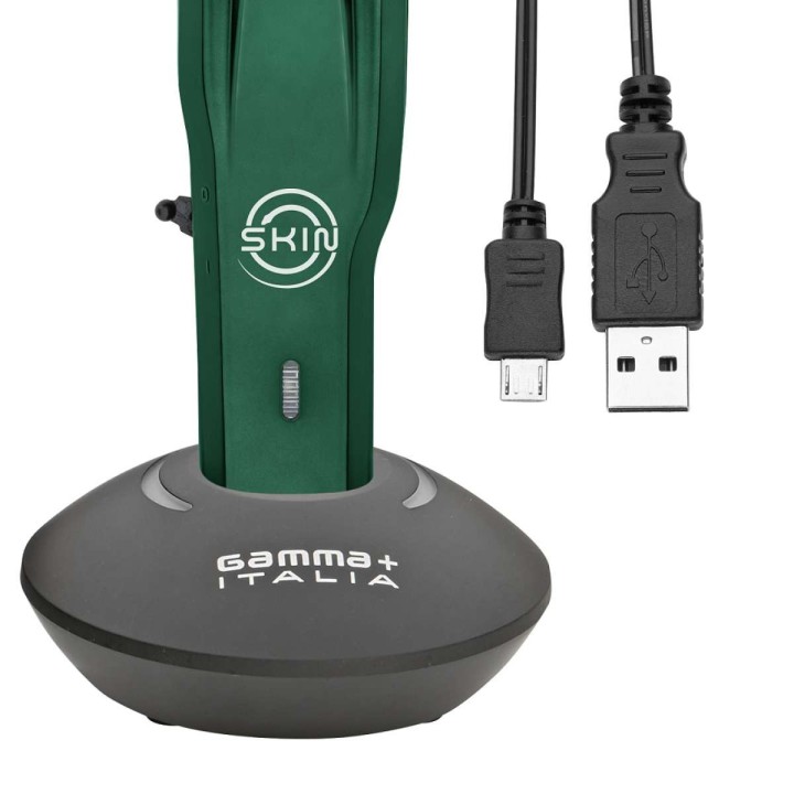 Máquina Cortar Pelo Profesional Trimmer Skin Verde Gamma Piu