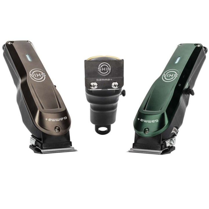 Máquina Cortar Pelo Profesional Trimmer Skin Verde Gamma Piu