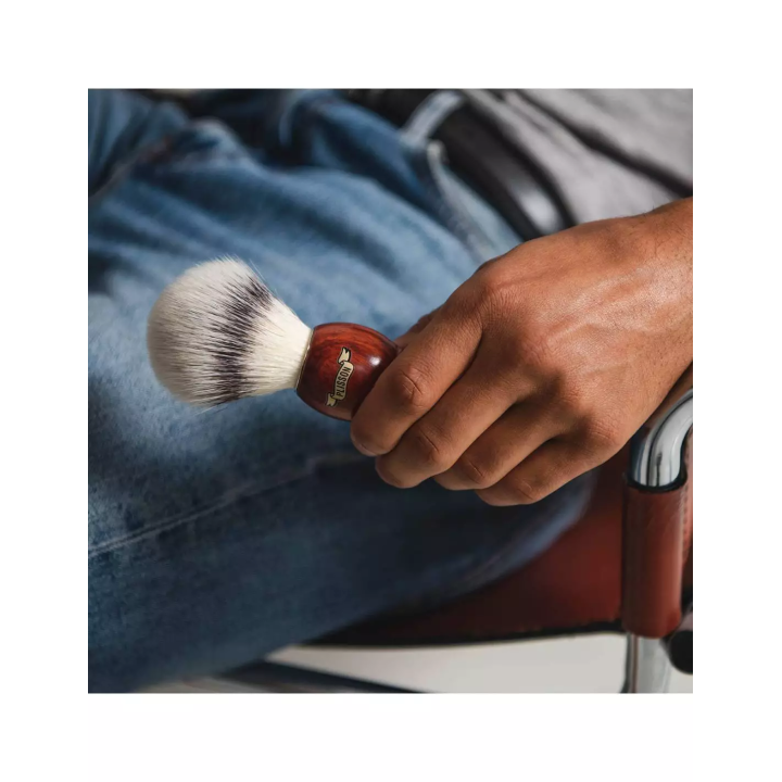 Brocha de Afeitar Sintética Padouk Plisson Talla 12