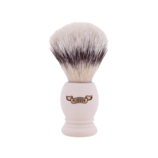 Brocha de Afeitar Sintética Original Blanca Plisson