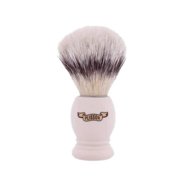 Plisson Original White Synthetic Shaving Brush Size 12
