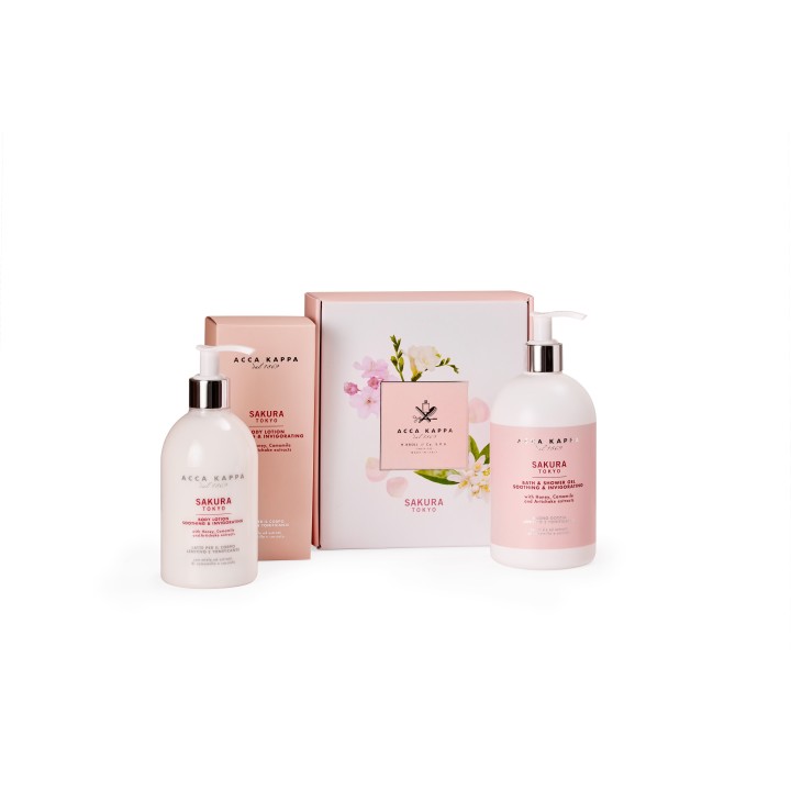 Set de Regalo Sakura Tokyo con Gel de Baño 500ml y Loción Co