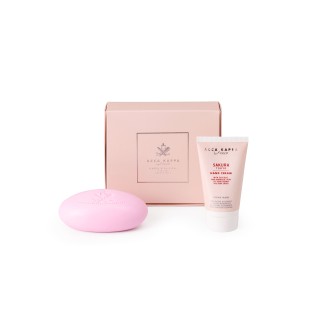 Acca Kappa Sakura Tokyo Gift Set with Hand Cream 75ml and Soap 150gr