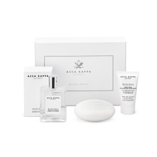 Acca Kappa White Moss Gift Set with Hand Cream 75ml Soap 150gr and Eau de Cologn