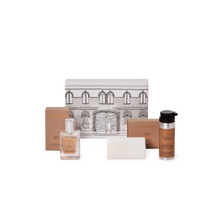 Set de Regalo 1869 con Jabón 100gr Colonia 30ml y  Espuma de