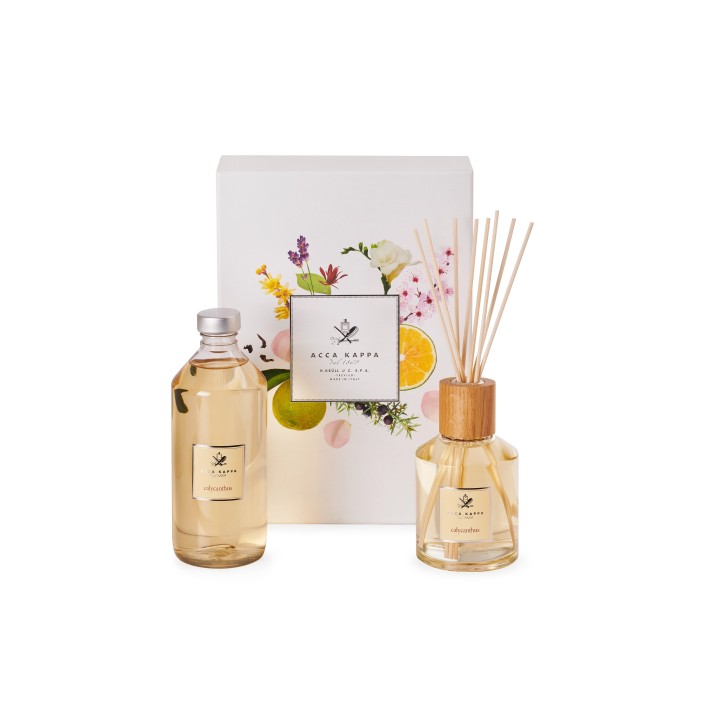 Acca Kappa Calucanthus Fragance Set with Diffuser 250ml and Refill 500ml