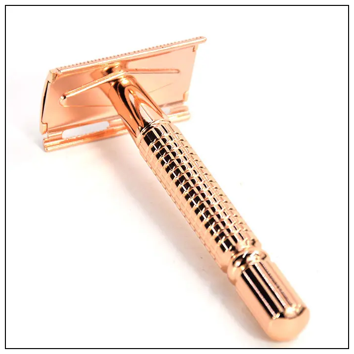Epsilon Rose Gold Safety Razor