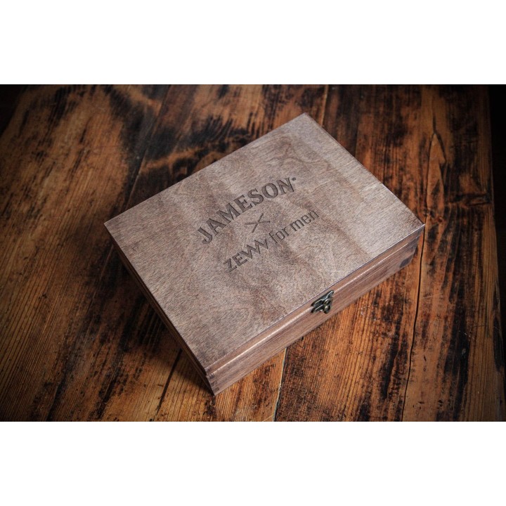 Caja Regalo Madera Zew & Jamesons