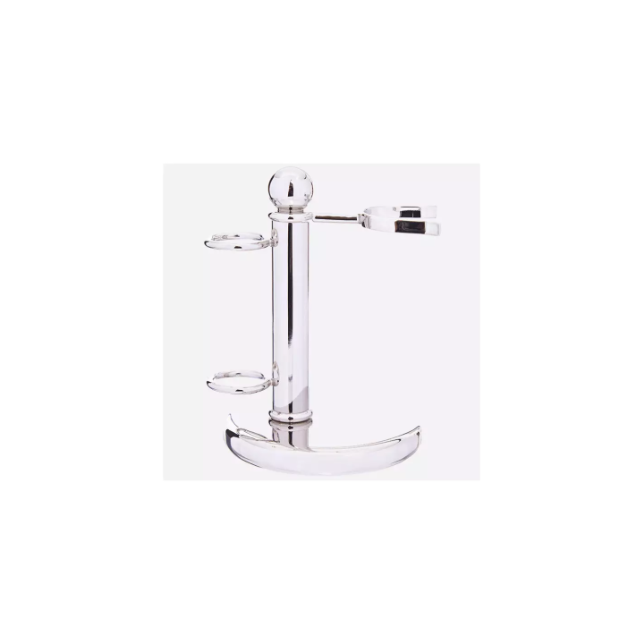 Plisson Silver Brush and Razor Stand