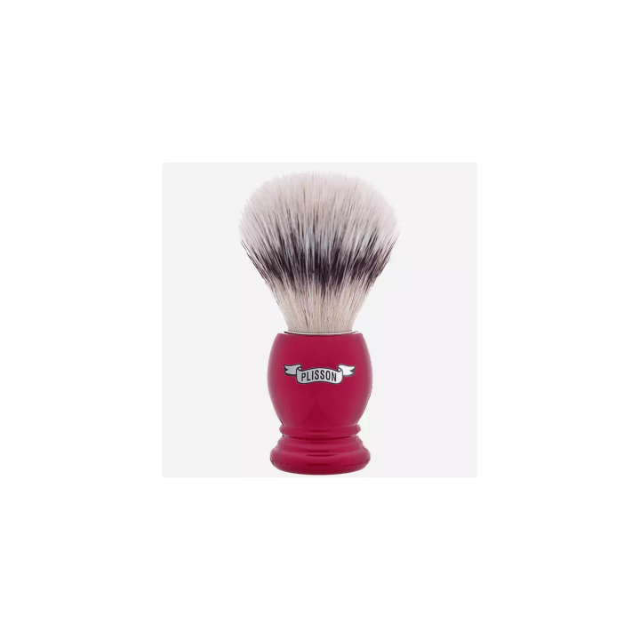 Plisson Shaving Brush ''High Mountain White'' Red Fibre Size 12