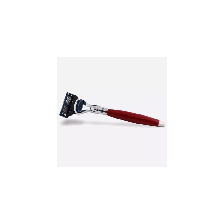 Maquinilla Afeitar "Gillette Fusion" Plisson Roja