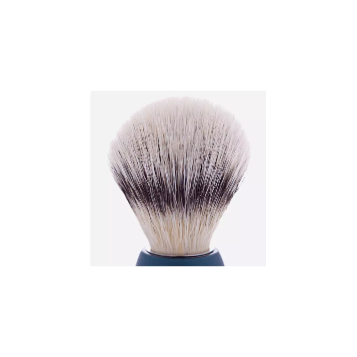 Brocha Afeitar Plisson "High Mountain White" Fibra Negra 12mm