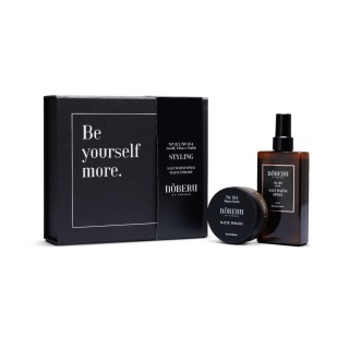 Noberu of Sweden Pomade Matte + Sea Salt Water Set