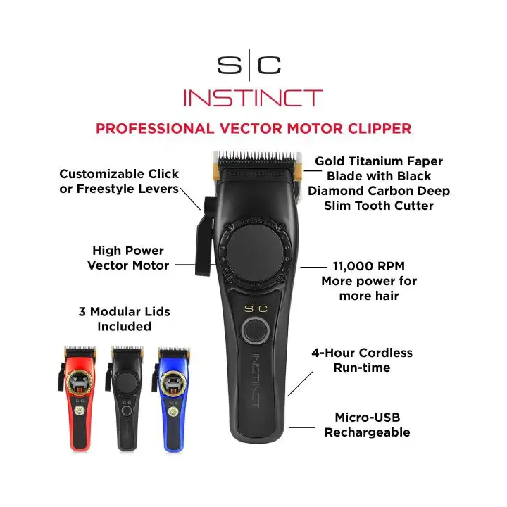 Máquina Cortar Pelo Profesional Clipper Instinct StyleCraft