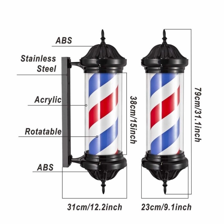 Polo Barbero Clásico Negro Epsilon