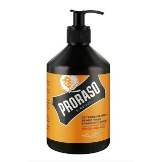 Champú para barba madera y especias Proraso 500 ml
