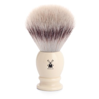 Brocha de afeitar MÜHLE, Silvertip Fibre® XL, mango marfil de alta calidad