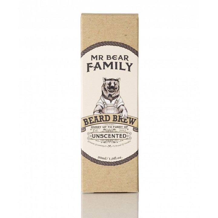 Aceite Barba Sin Aroma Mr Bear Family 30ml
