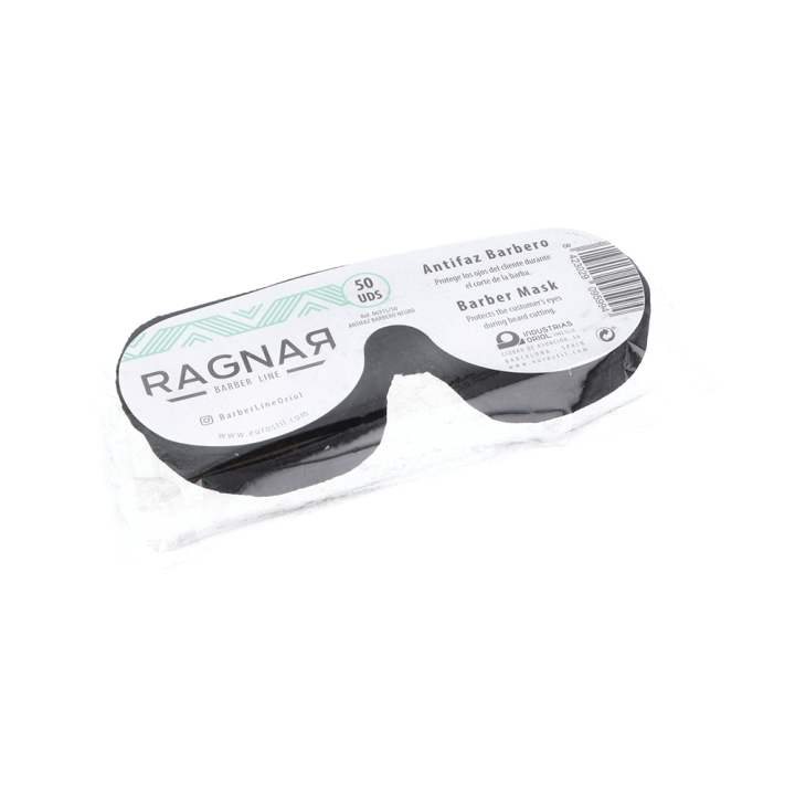 Antifaz Barbero Negro x 50 uds