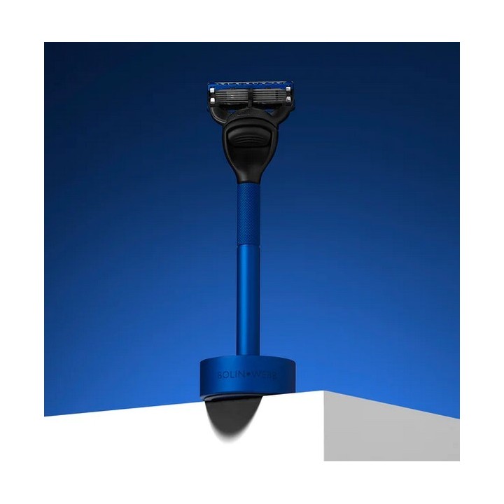 Set Maquinilla Afeitar Generation Azul & Stand Bolin Webb