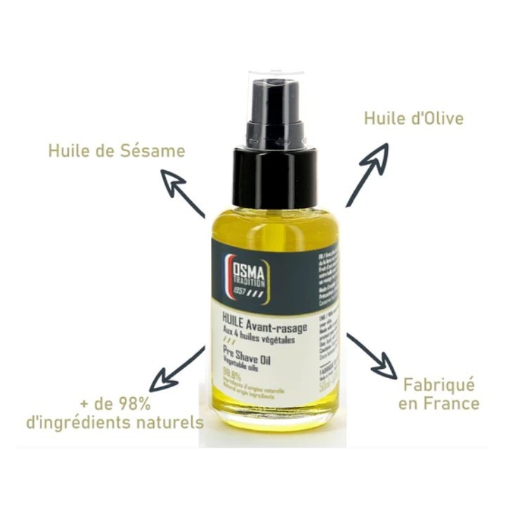 Aceite Pre Afeitado Osma Tradicional 50ml