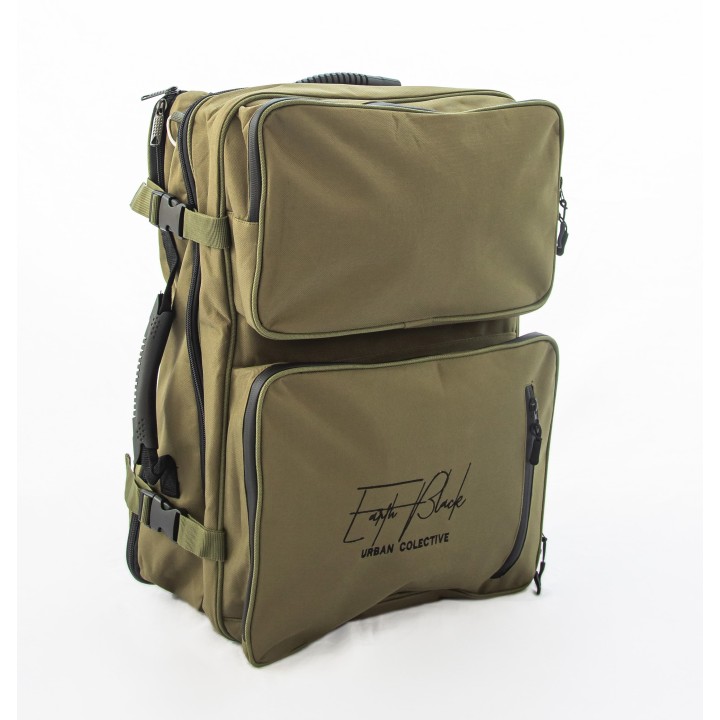 Mochila Profesional Barbero Verde Earth Black