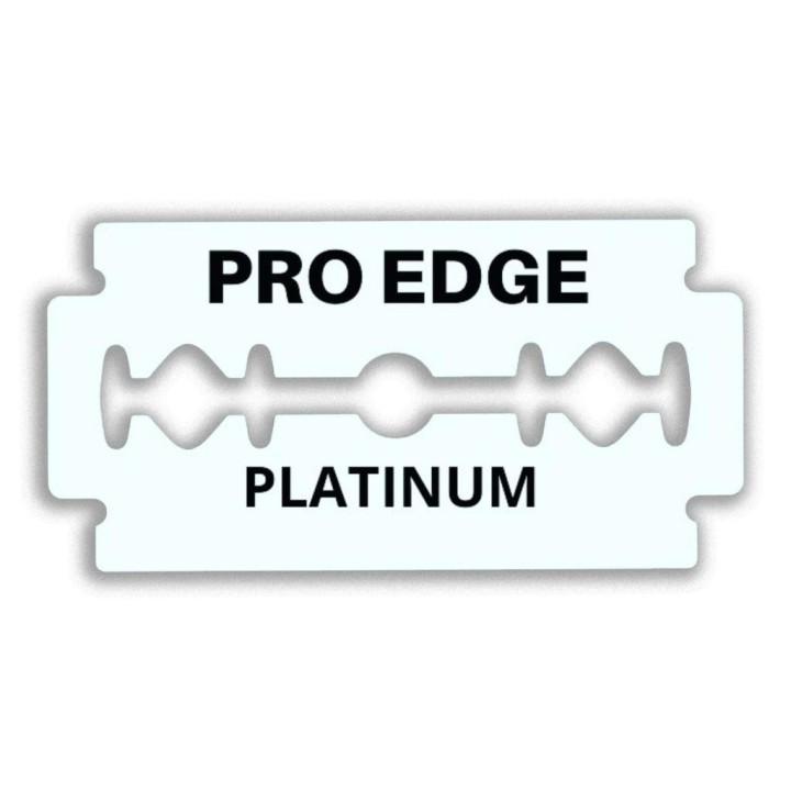 100 Cuchillas Afeitar Doble Hoja RK Blades Pro Edge Platinum