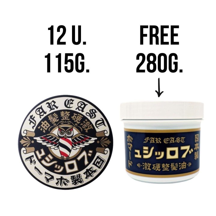 12 Pomadas Fuerte Brosh 115gr + Pomada Fuerte Brosh 280gr