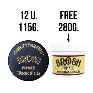 12 Pomadas Wacko Maria Brosh 115gr + Pomada Original Brosh 280gr