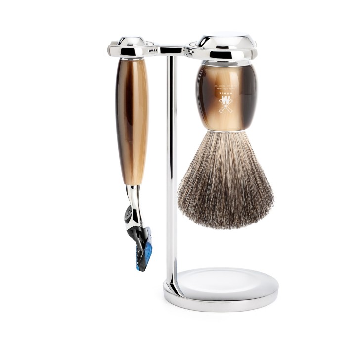 Mühle Shaving Set Badger Shaving Brush & Fusion Razor
