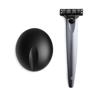 Set de Maquinilla de Afeitar R-1 Graphite y Soporte Bolin Webb