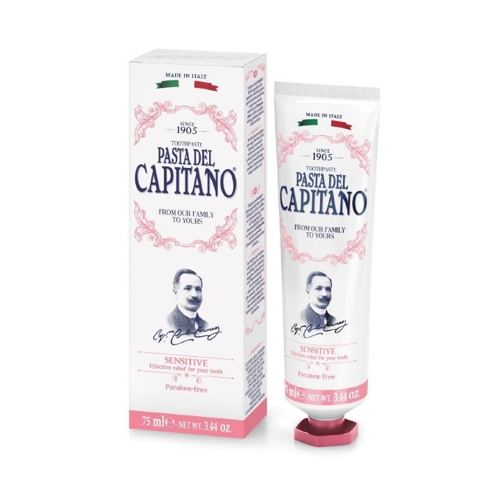 Dentífrico Pasta del Capitano 1905 Sensitive 75ml