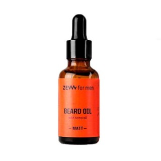 Matt Beard Oil with hemp oil Zew for Men 30ml