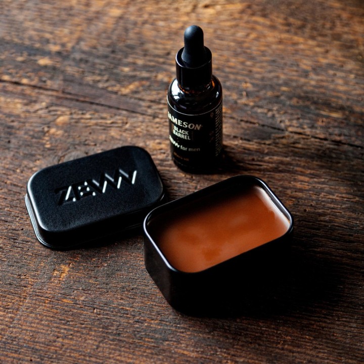 Zew for Men Jameson Black Barrel Beard Balm 80ml