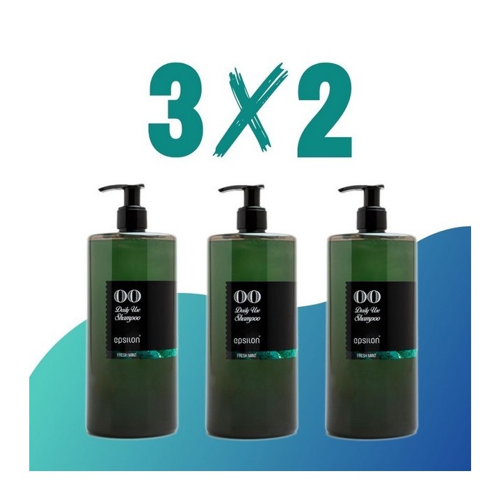 PROMO 3x2 Epsilon Daily Use Shampoo "Fresh Mint"