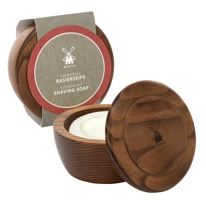 Mühle Sandalwood Shaving Soap & Wooden Bowl 65gr