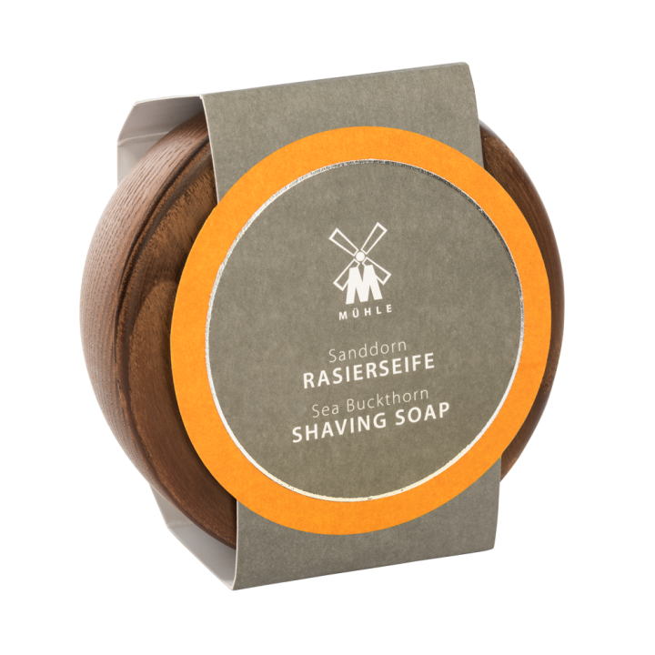 Mühle Sea Buckthorn Shaving Soap & Wood Bowl 65gr