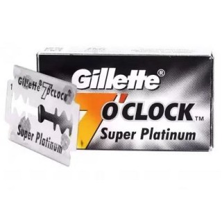 300 Cuchillas Gillette 7 o'clock Super Platinum Black