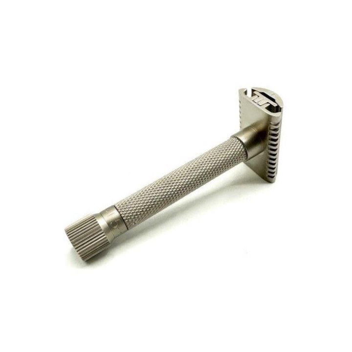 Maquinilla de afeitar ajustable Parker con peine abierto - All Satin