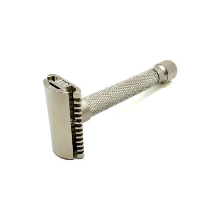 Maquinilla de afeitar ajustable Parker con peine abierto - All Satin