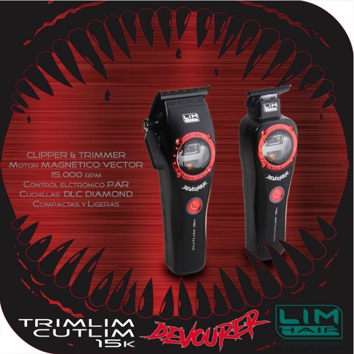 Combo Máquinas Clipper y Trimmer + Regalo Mo Devourer Lim Hair