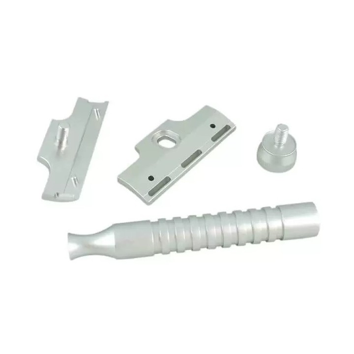 Maquinilla de Afeitar Hawk V2 Satinada Anodizado Monofilo Razorock