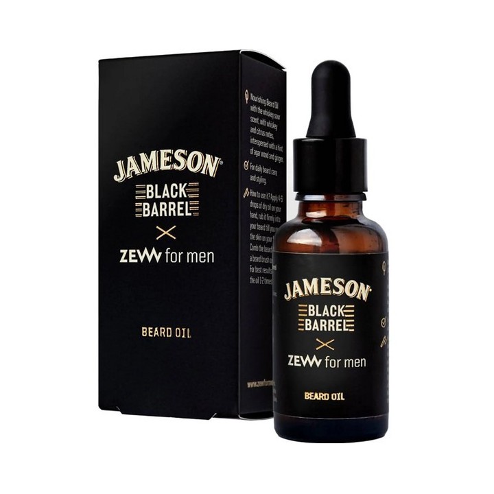 Zew For Men Jameson Black Barrel Beard Oil 30ml