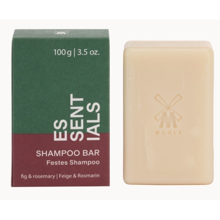 Mühle Essentials Fig and Rosemary Shampoo Bar 100gr