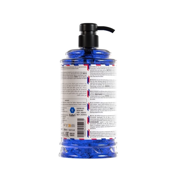 Gel de Afeitar "Blue Ice" Gabri Professional 1000ml